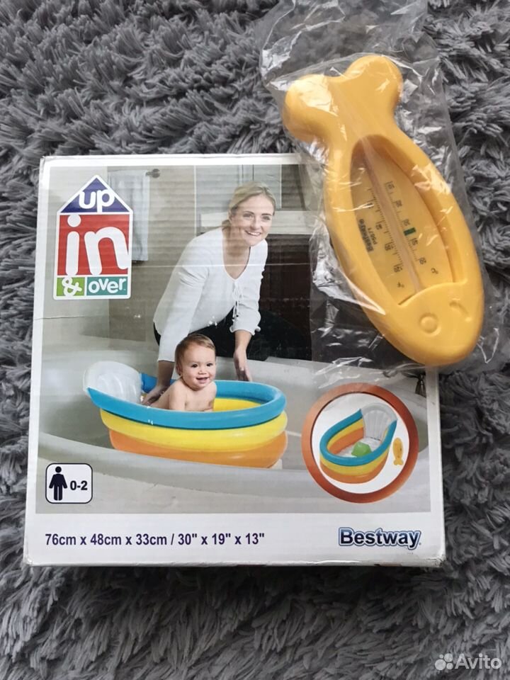 Inflatable baby bath