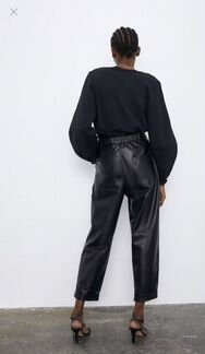 Кожаные штаны Zara