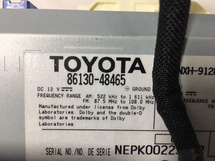 Магнитола Lexus RX 270 RX 350