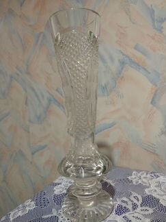 Ваза для цветов хрустальная