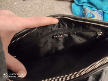 Папка сумка кожаная Redmond