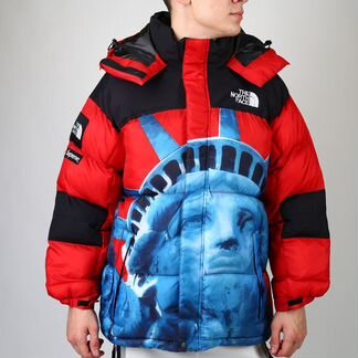Куртка The North Face статуя красная