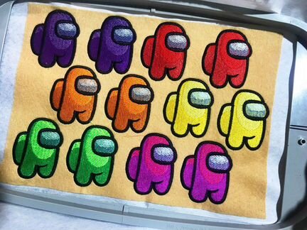 Шеврон патчи нашивка among us