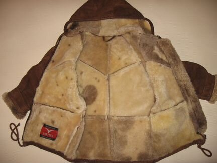 Натуральная дубленка для девочек