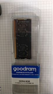 Оперативная память sodimm DDR4 8GB Goodram