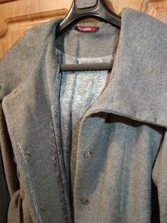 Пальто весна осень р.48 шерсть