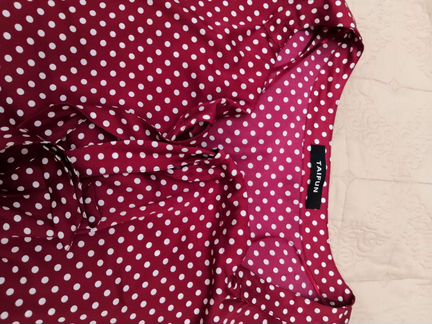 Блузка в горошек