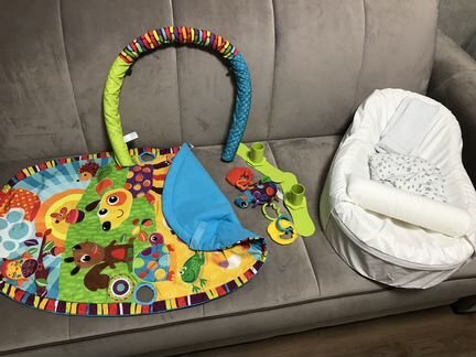 Кокон для новорожденного и игровой коврик