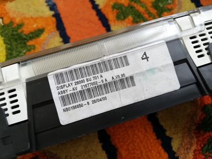 Дисплей Nissan Almera N16