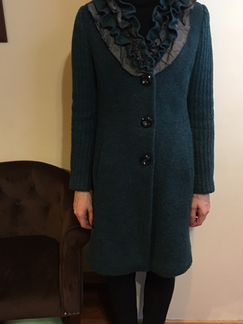 Пальто шерстяное