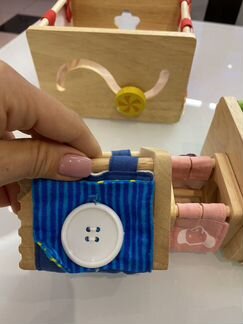 Развивающая игрушка сортер деревянный для малышей