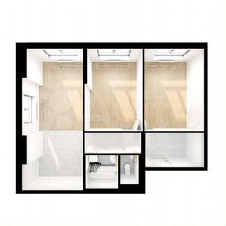 2-к квартира, 62 м², 5/24 эт.