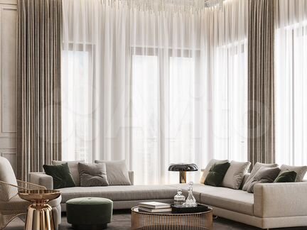 2-к квартира, 102.1 м², 8/17 эт.