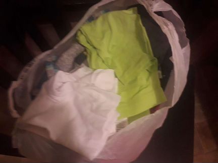 Отдам пакетом одежду на девочку р. 74+