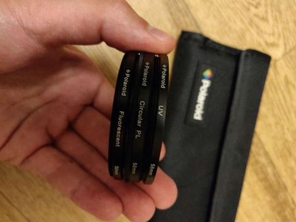 Набор фильтров для объектива 58мм Polaroid 3-piece