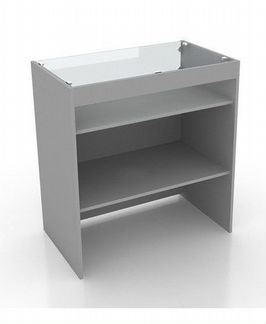 Набор прилавков (образует угол с витриной и местом