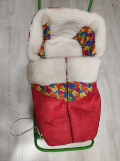 Санки на 2х колесиках