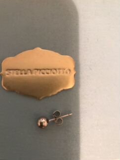 Новые серьги-пусеты сереброStella Pachiotto США