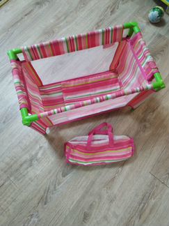 Кровать- манеж для кукол, baby born