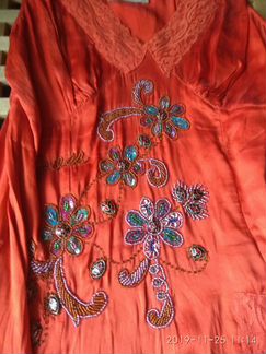 Шелковый топ Guess Jeans