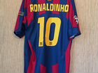 Ретро-футболка «Барселона» Ronaldinho 10