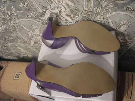 Босоножки женские, натуральная кожа, немного б/у