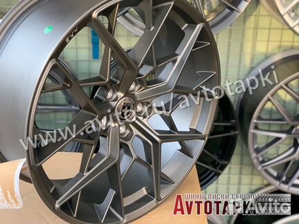 Диски литые R19 5x114,3 HRE FF10 матовый графит