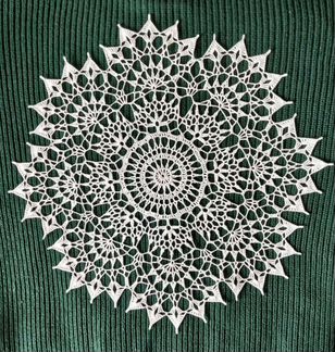 Салфетка вязаная крючком