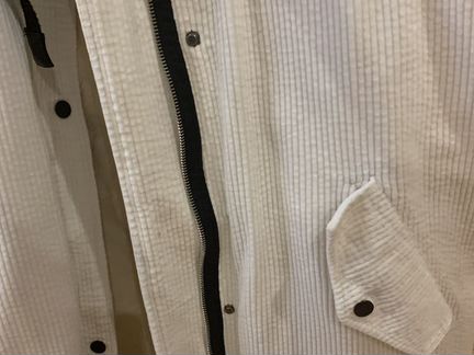 Парка вельвет тёплая