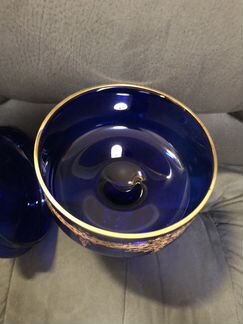 Ваза Конфетница Bohemia Glass 1970-e