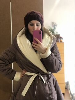Пуховик одеяло оверсайз
