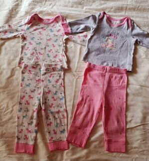 Набор пижам mothercare на 3-6 мес