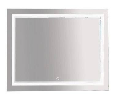 Зеркало 100х80 в ванну с сенсором на зеркале Неон2