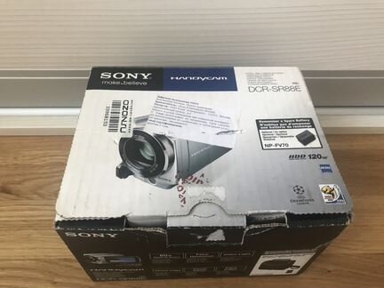Видеокамера Sony dcr-sr88e, серебристого цвета