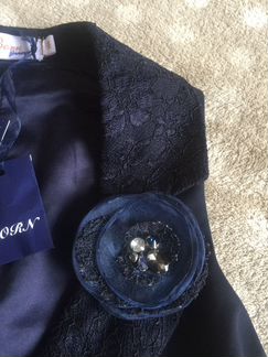 Новая школьная синяя жилетка Born 146 см