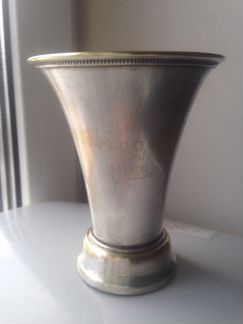 Посеребрённый кубок