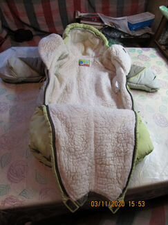 Детский зимний комбинезон на мехе