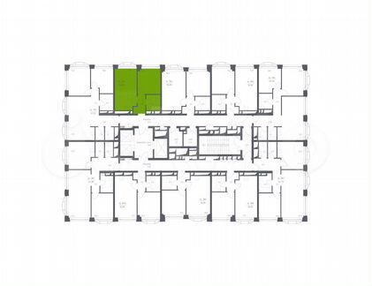 1-к апартаменты, 36.8 м², 13/24 эт.