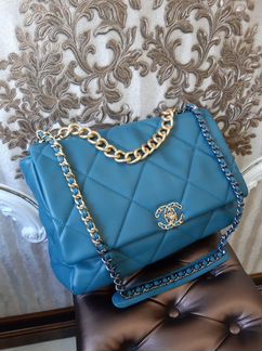 Новая кожаная женская сумка клатч зелёная