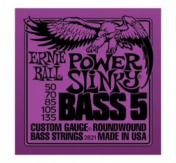 Струны бас 50-135 Ernie Ball 2821 Power Slinky
