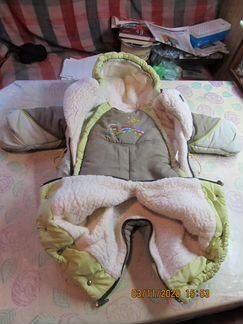 Детский зимний комбинезон на мехе