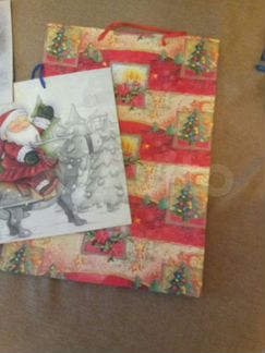 Пакет бумажный подарочный