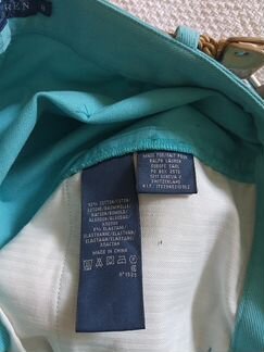 Брюки-скинни замшев. заплатками Polo Ralph Lauren