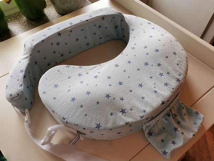 Подушка для кормления ErgoFeed голубая