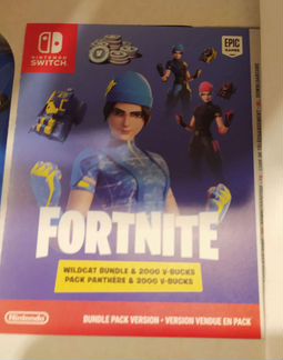 Wildcat bundle код fortnite Nintendo switch