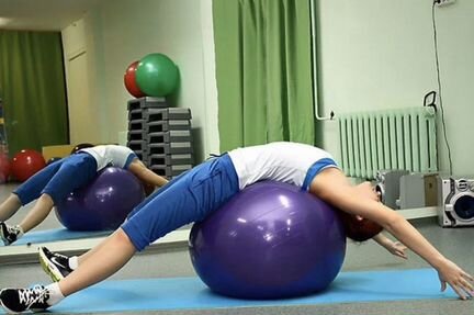 Гимнастический мяч d 85 см, (фитбол) антиразрыв