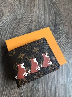 Бумажник Louis Vuitton собачки кошелёк LV мал