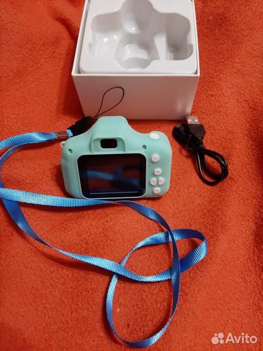 Детский фотоаппарат kids Camera зеленый 89080679978 купить 1