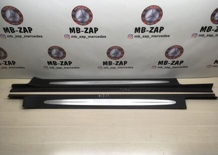 Накладки порога на Mercedes W209