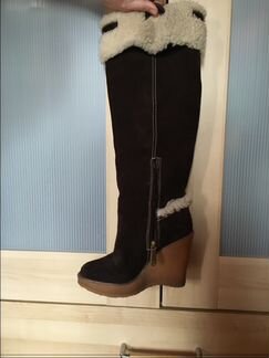 Очень тёплые сапоги Bally из овчины 36